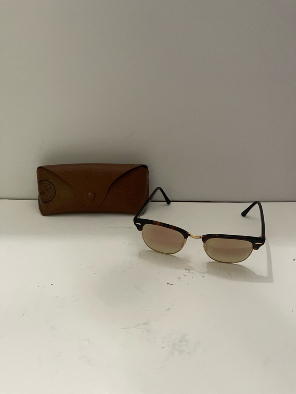 RAY-BAN CLUBMASTER RB3016 990/7O EYEGLASSES FRAMES ITALY 51-21-145 3N